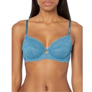 Calvin Klein Seductive Comfort Lace Full Coverage Unlined Bra 32D NWT